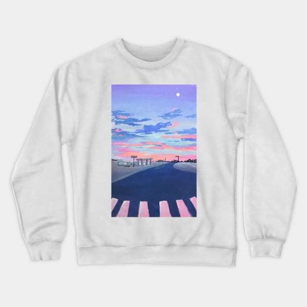 Servo Sunset Crewneck Sweatshirt by emmawtj